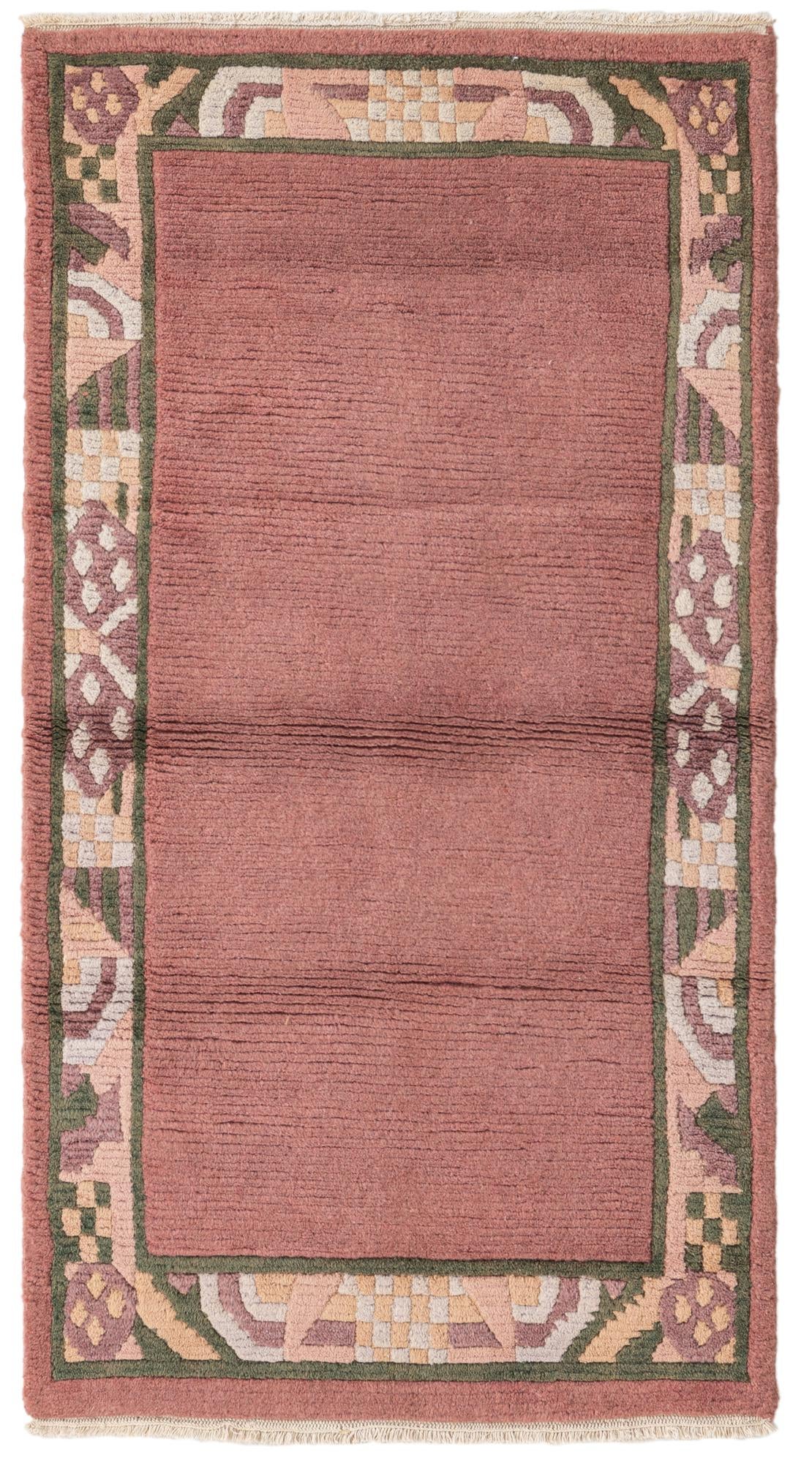 2' 6 x 4' 9 Hand Knotted Nepal Wool Rug