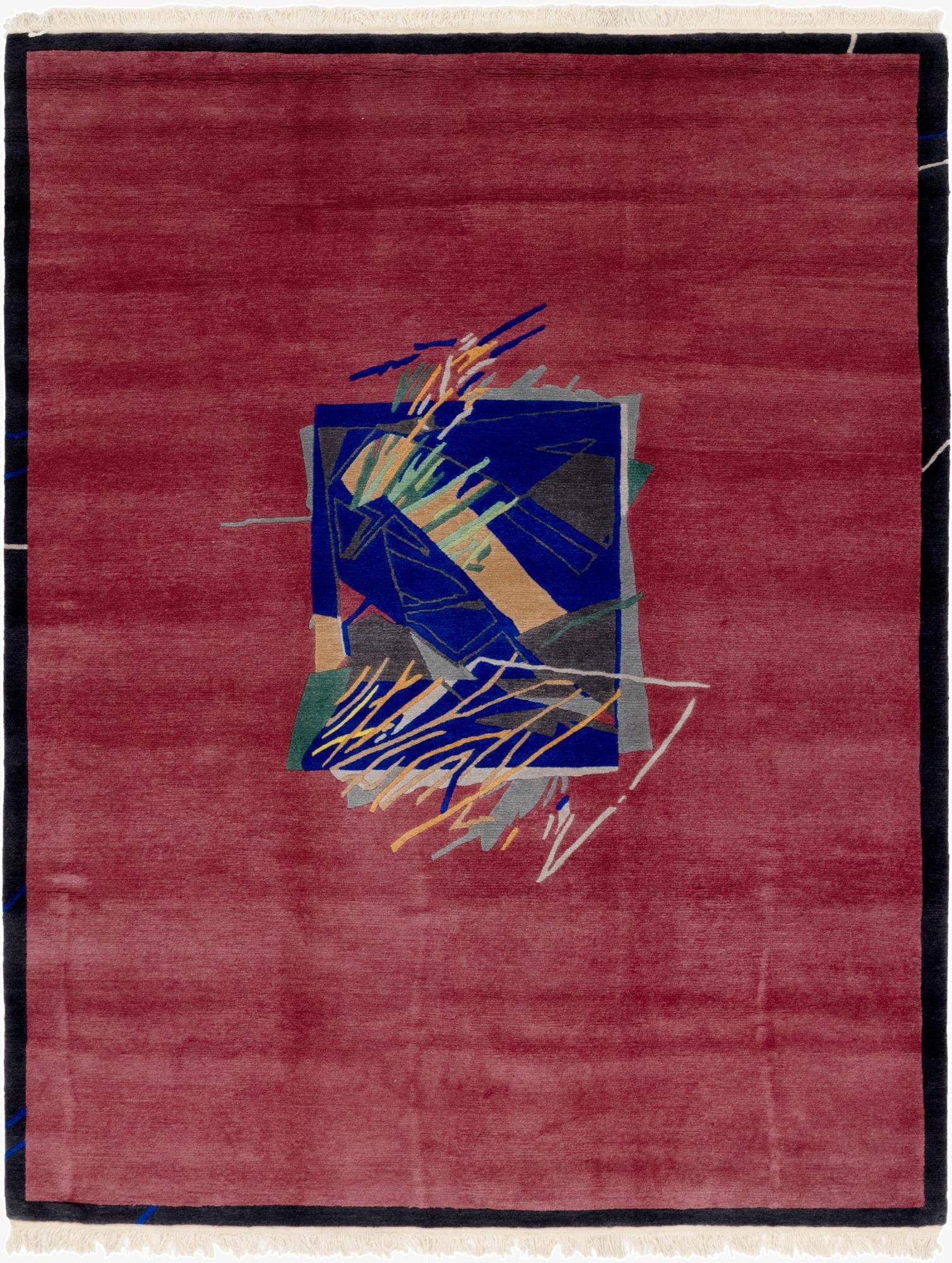 7' 7 x 9' 9  Hand Knotted Nepal Wool Rug