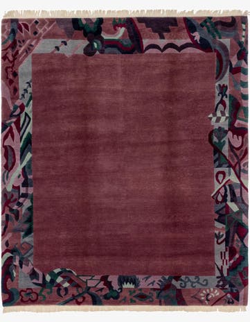 8' 4 x 10' Hand Knotted Nepal Wool Rug