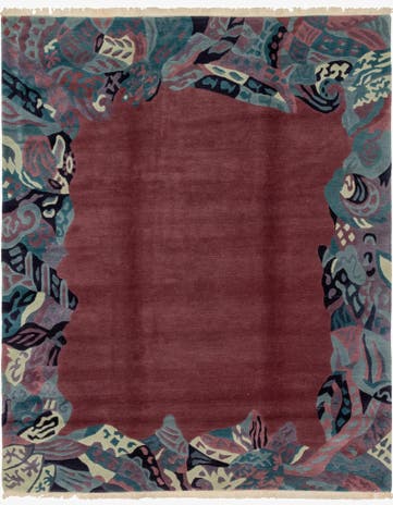 8' 2 x 10' Hand Knotted Nepal Wool Rug