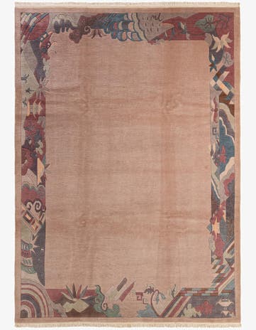 8' 6 x 11' 9 Hand Knotted Nepal Wool Rug