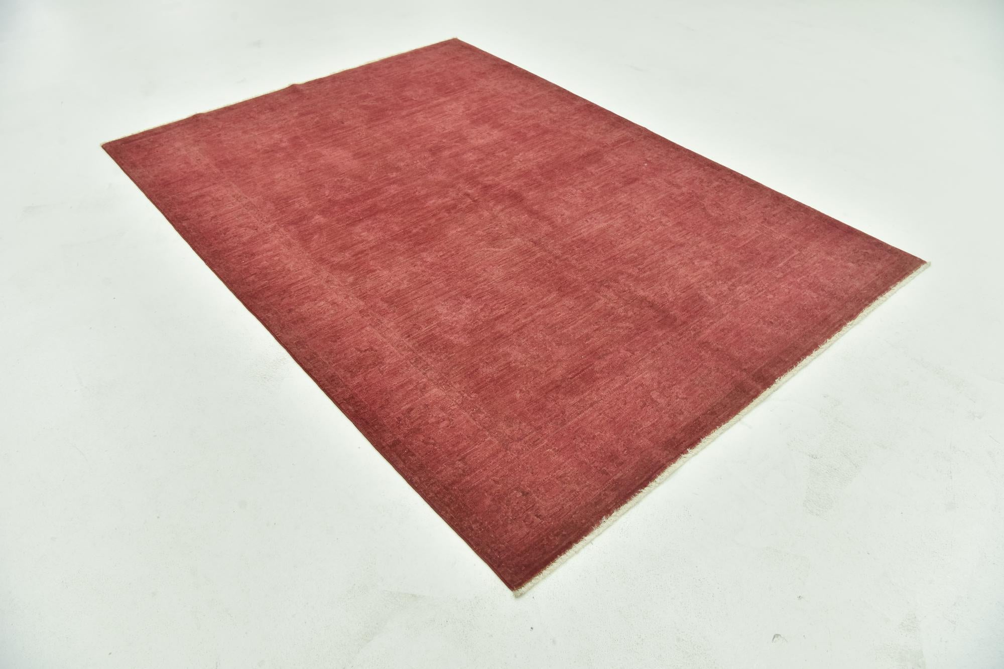 165cm x 230cm Hand Knotted Over-Dyed Ziegler Rug