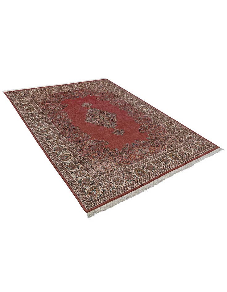 Detail image of 8' 1 x 11' 2  Hand Knotted Sarough Wool Rug