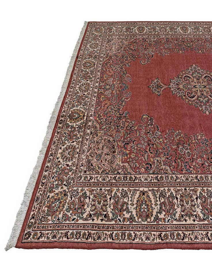 Detail image of 8' 1 x 11' 2 Hand Knotted Sarough Wool Rug