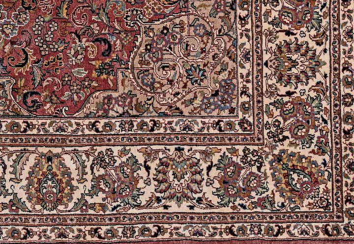 8' 1 x 11' 2 Hand Knotted Sarough Wool Rug