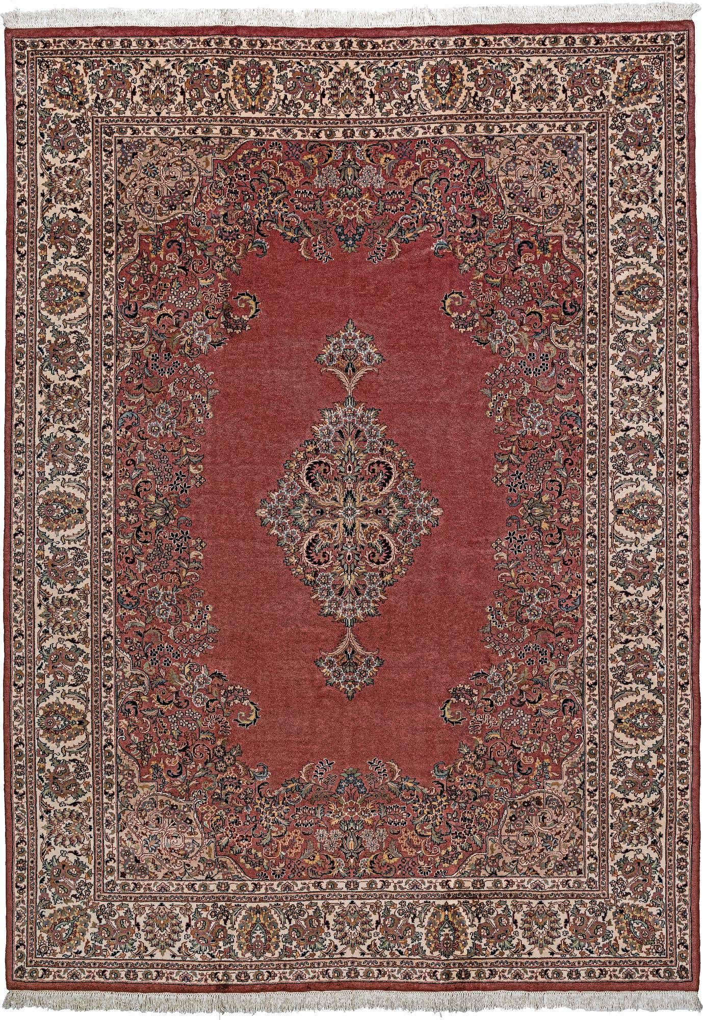 8' 1 x 11' 2 Hand Knotted Sarough Wool Rug