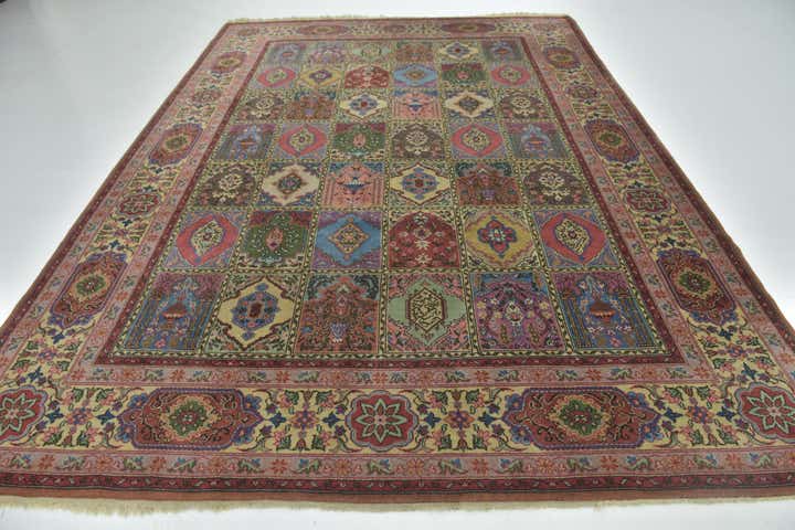 8' 3 x 11' 5 Hand Knotted Sarough Wool Rug
