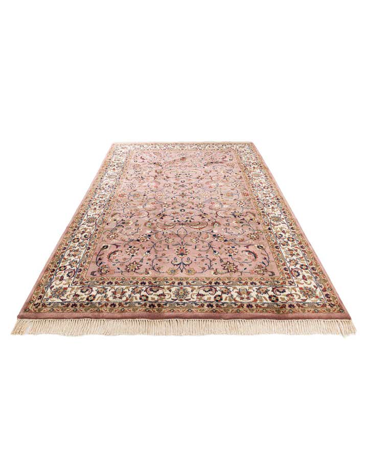 6' 3 x 9' 9 Hand Knotted Sarough Wool Rug