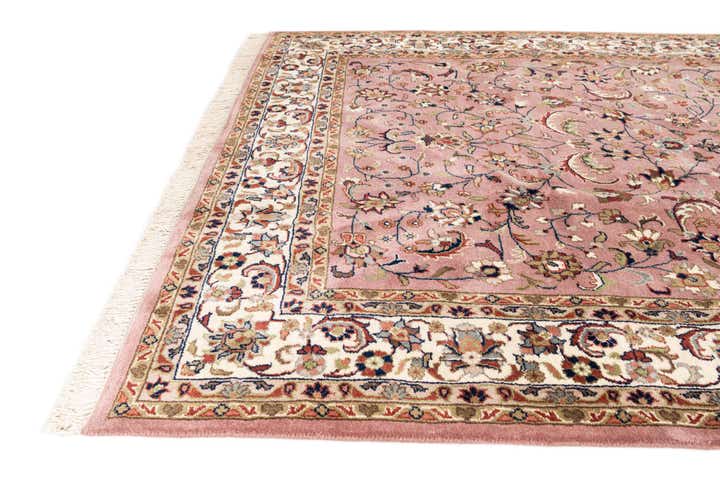 6' 3 x 9' 9 Hand Knotted Sarough Wool Rug