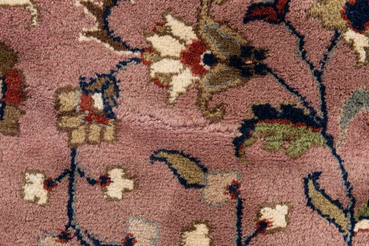 6' 3 x 9' 9 Hand Knotted Sarough Wool Rug