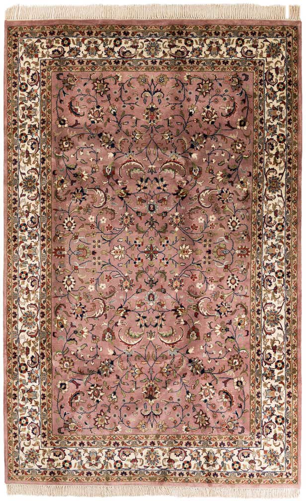 6' 3 x 9' 9 Hand Knotted Sarough Wool Rug