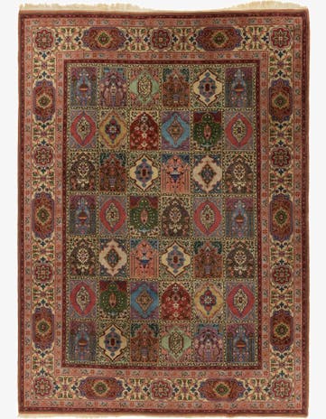 8' 3 x 11' 5 Hand Knotted Sarough Wool Rug