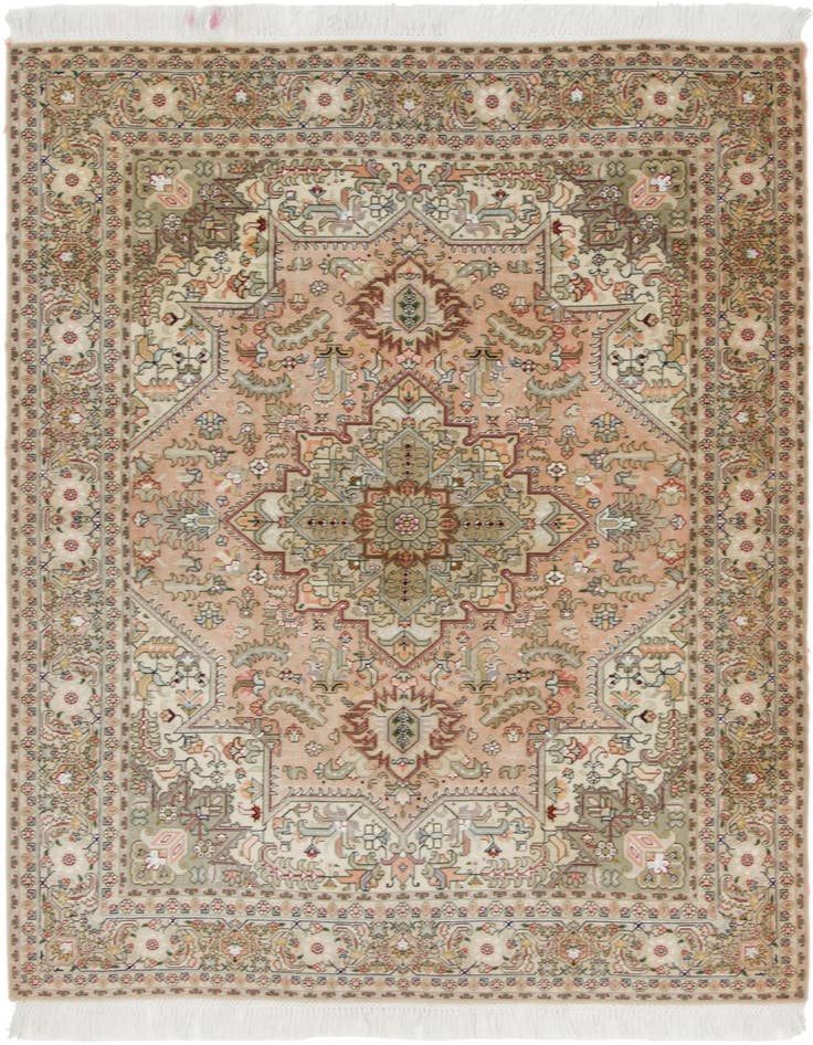 Detail image of 5' x 6' 10 Hand Knotted Tabriz Persian Rug