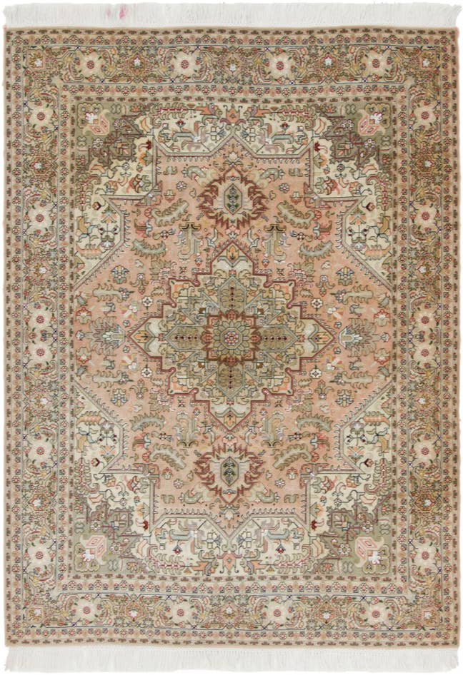 Detail image of 5' x 6' 10 Hand Knotted Tabriz Persian Rug