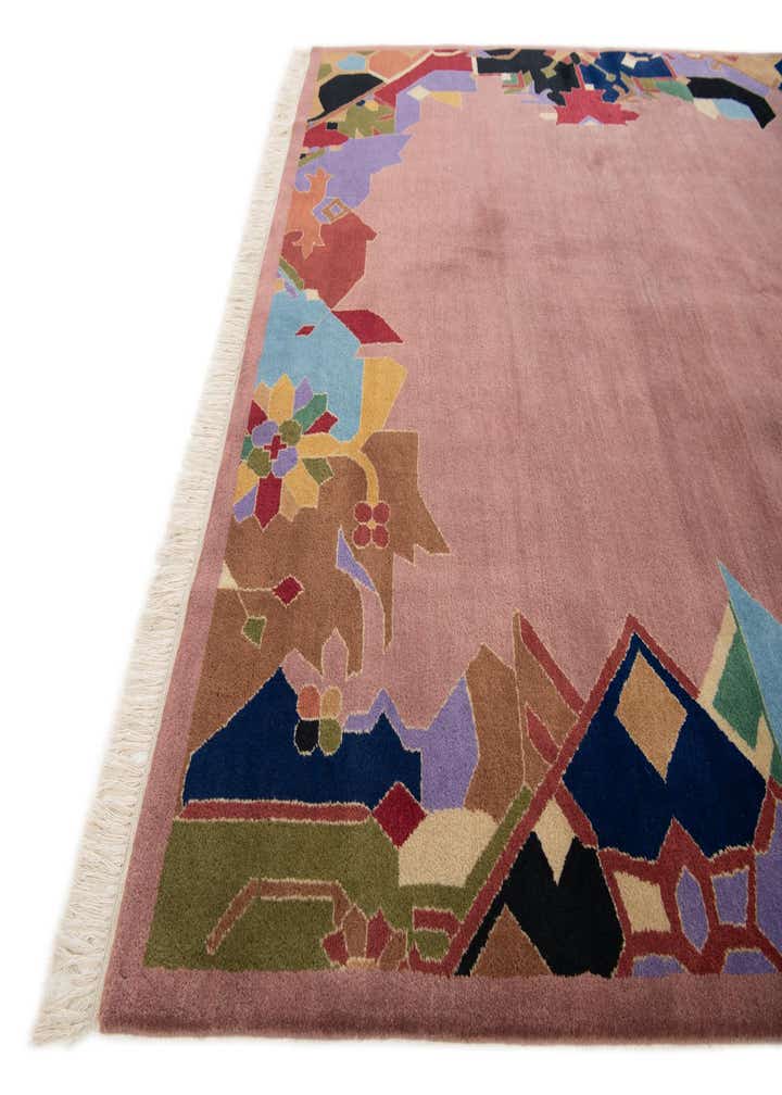 5' 9 x 8' Hand Knotted Tibet Wool Rug