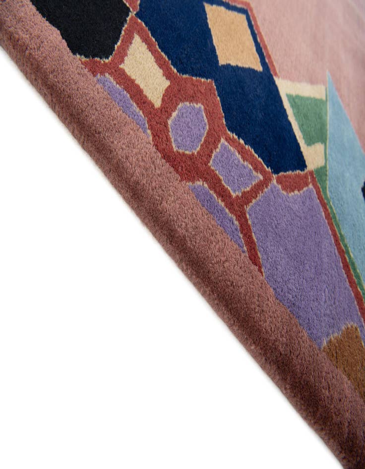 Detail image of 5' 9 x 8' Hand Knotted Tibet Wool Rug
