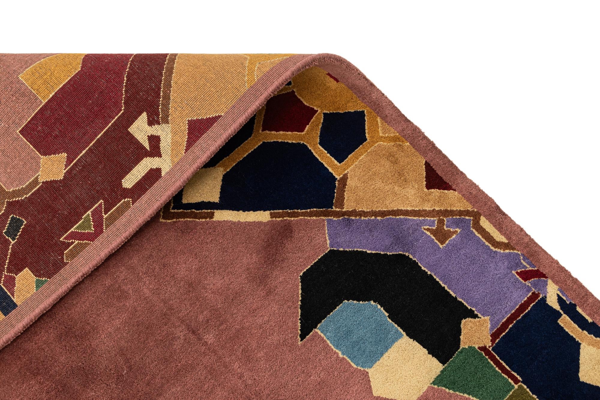 6' 8 x 10' Hand Knotted Tibet Wool Rug