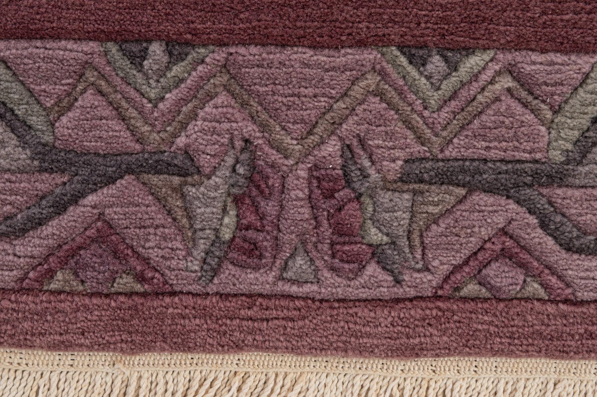 3' 2 x 5' 3 Hand Knotted Tibet Wool Rug