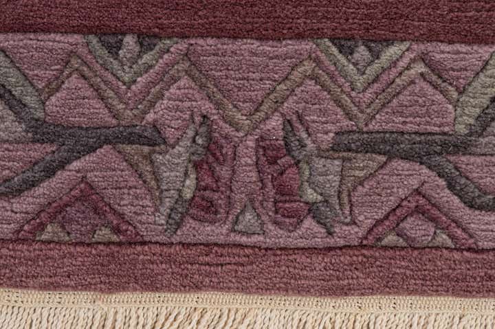 3' 2 x 5' 3 Hand Knotted Tibet Wool Rug