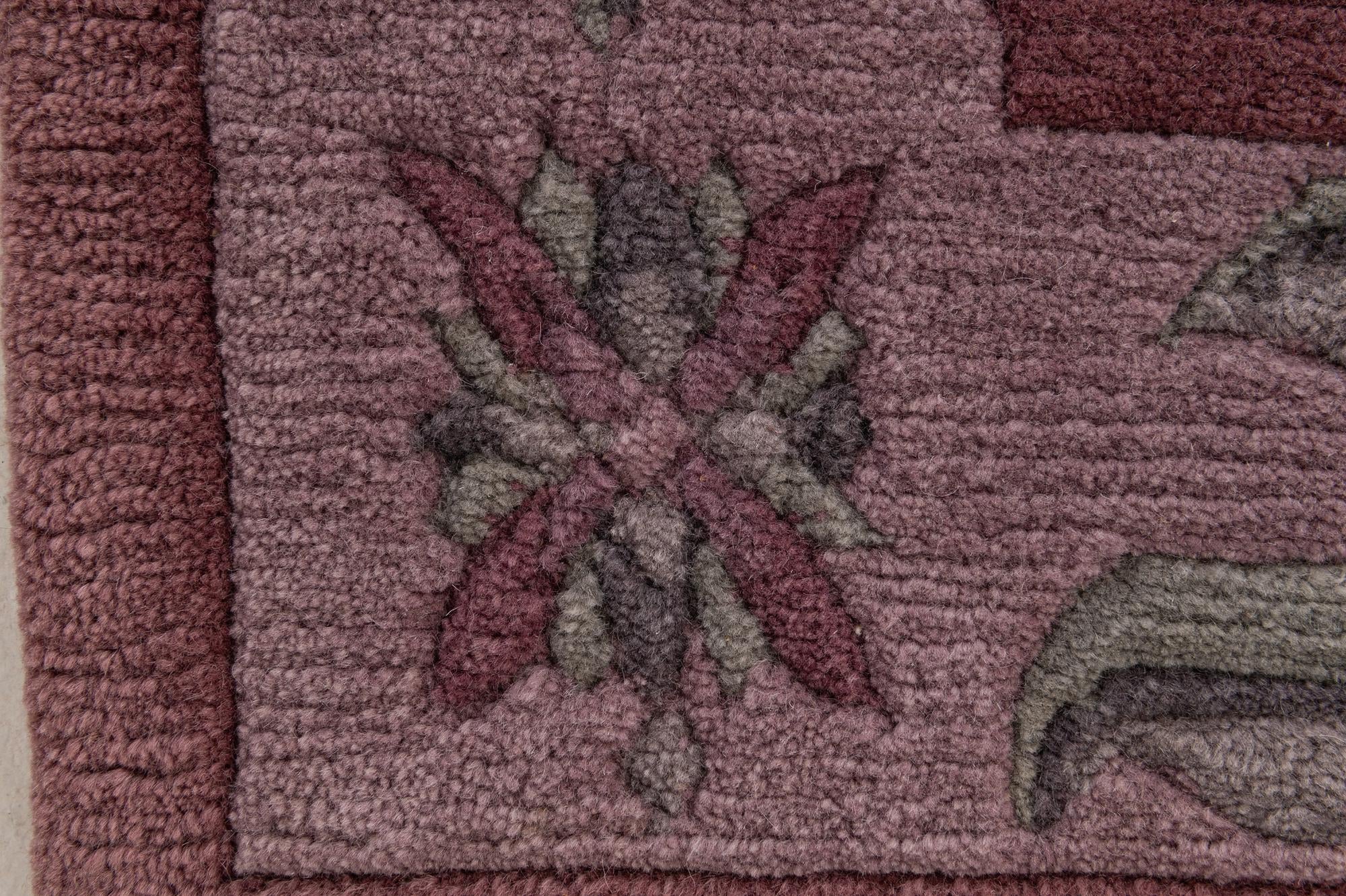 3' 2 x 5' 3 Hand Knotted Tibet Wool Rug