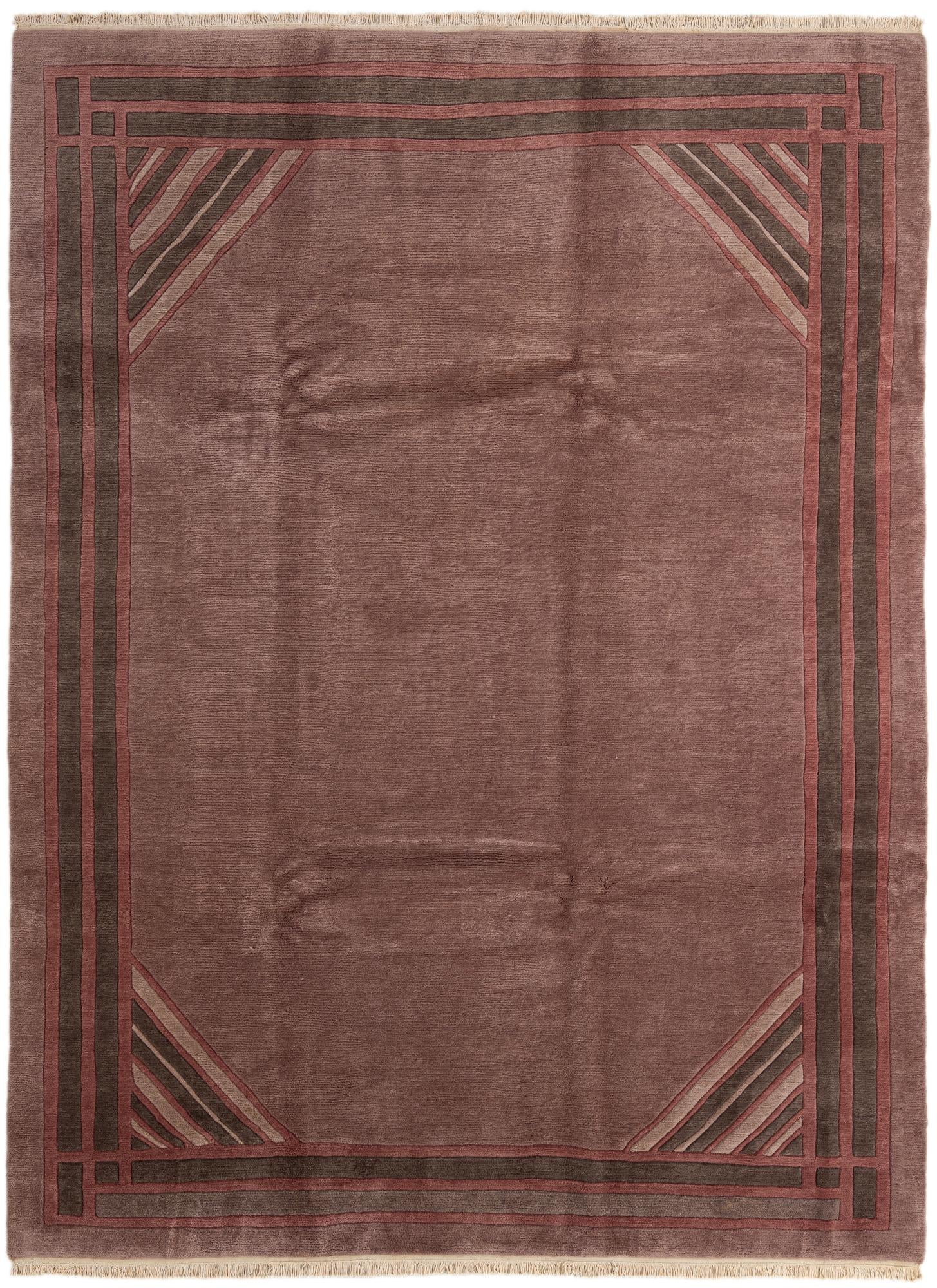 8' 2 x 11' 6 Hand Knotted Tibet Wool Rug
