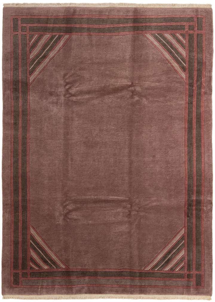 8' 2 x 11' 6 Hand Knotted Tibet Wool Rug