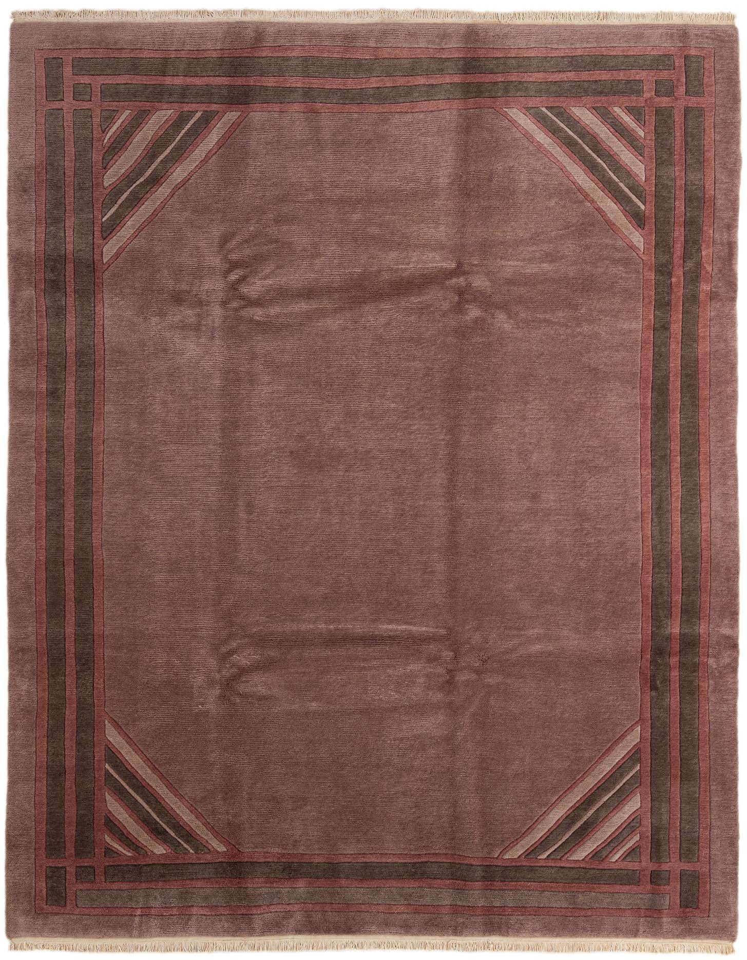 8' 2 x 11' 6 Hand Knotted Tibet Wool Rug