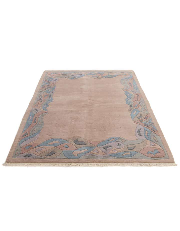 5' 9 x 7' 11 Hand Knotted Tibet Wool Rug