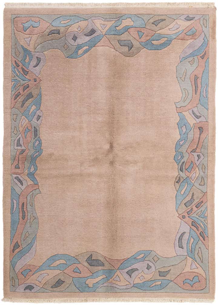 5' 9 x 7' 11 Hand Knotted Tibet Wool Rug