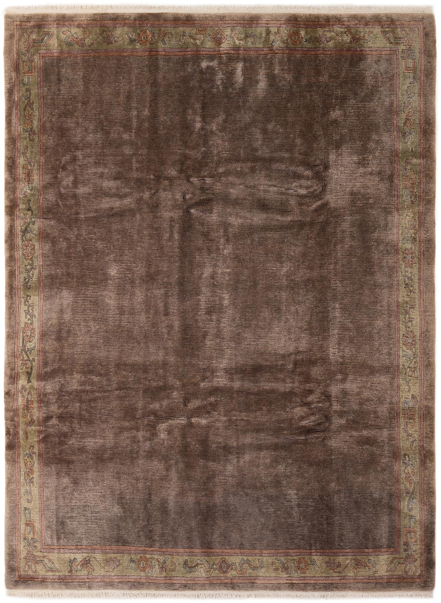 8' x 10' 11 Hand Knotted Tibet Wool Rug