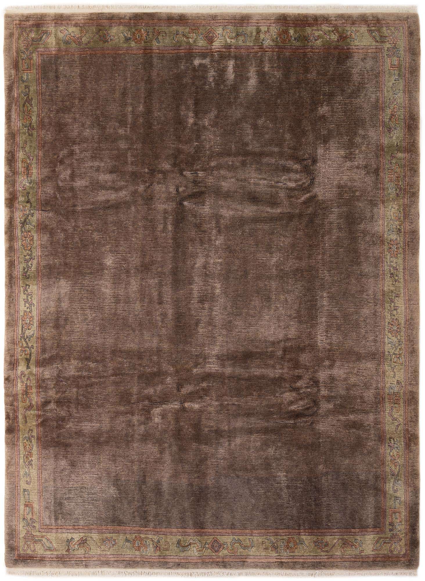 8' x 10' 11 Hand Knotted Tibet Wool Rug