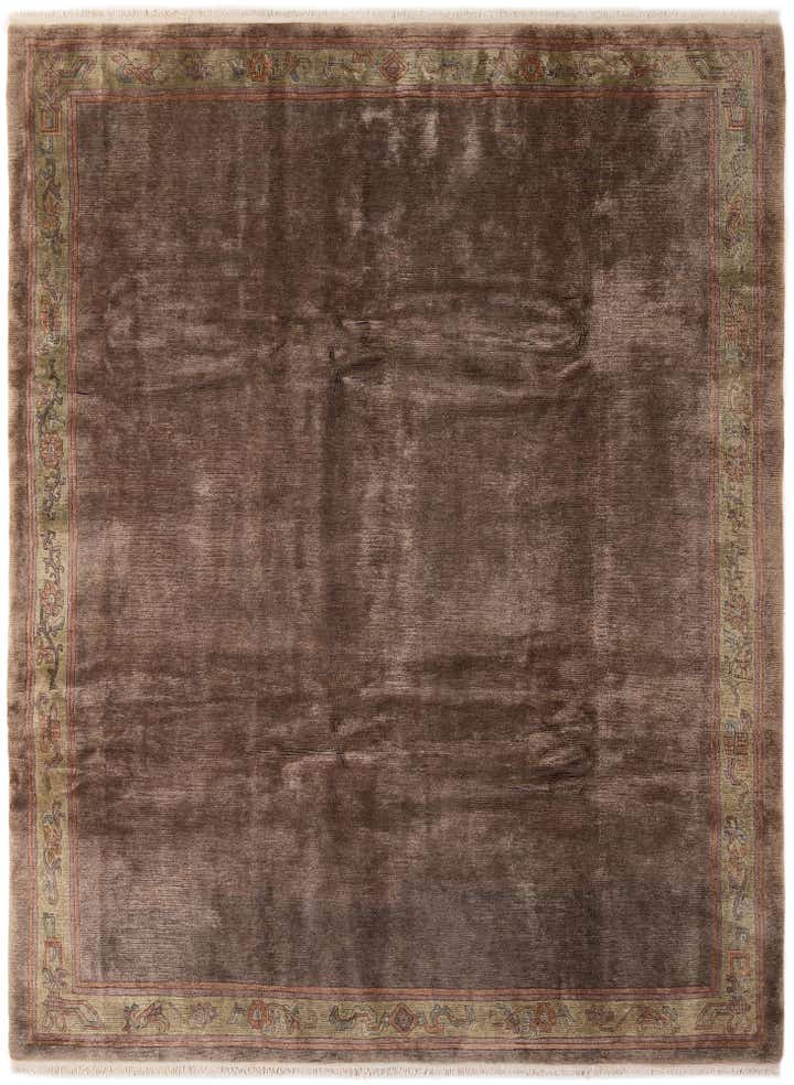 8' x 10' 11 Hand Knotted Tibet Wool Rug