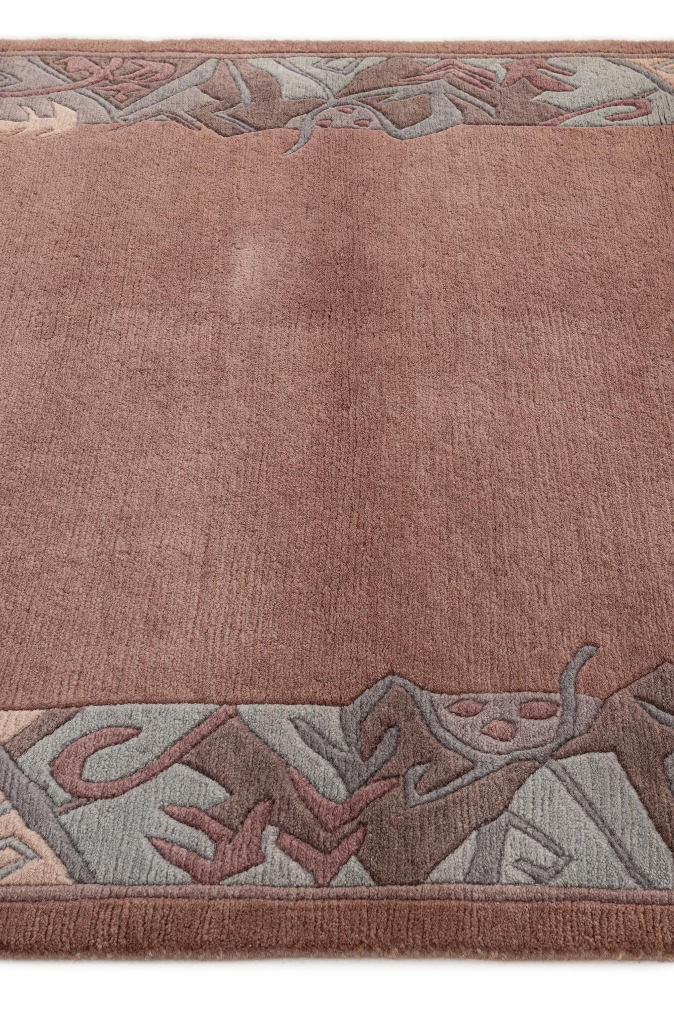 4' 3 x 6' Hand Knotted Tibet Wool Rug