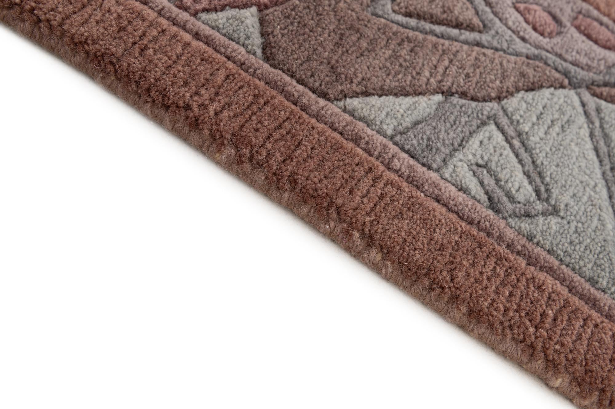 4' 3 x 6' Hand Knotted Tibet Wool Rug
