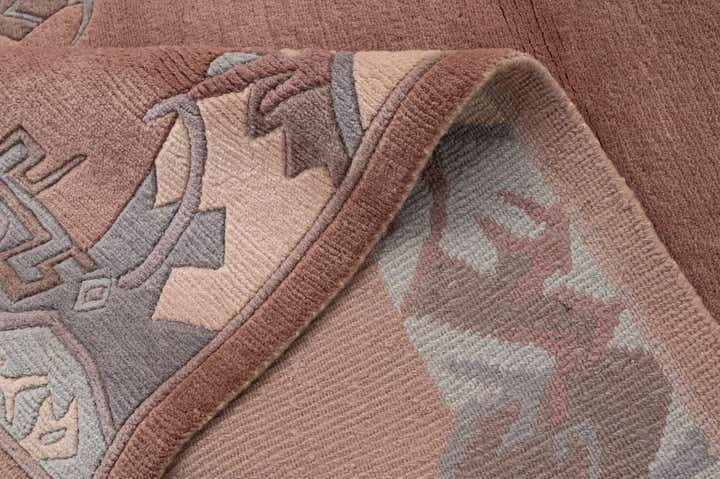 4' 3 x 6' Hand Knotted Tibet Wool Rug