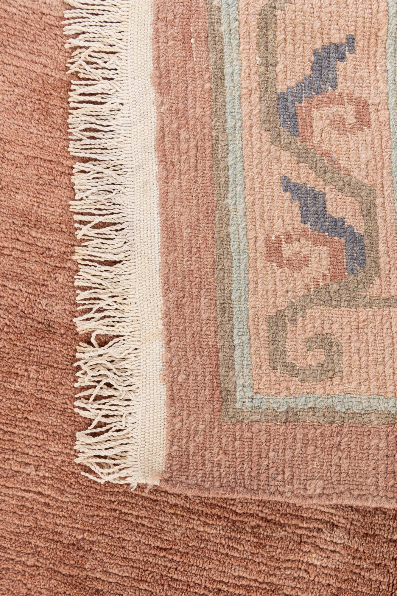 6' 11 x 9' 6 Hand Knotted Tibet Wool Rug