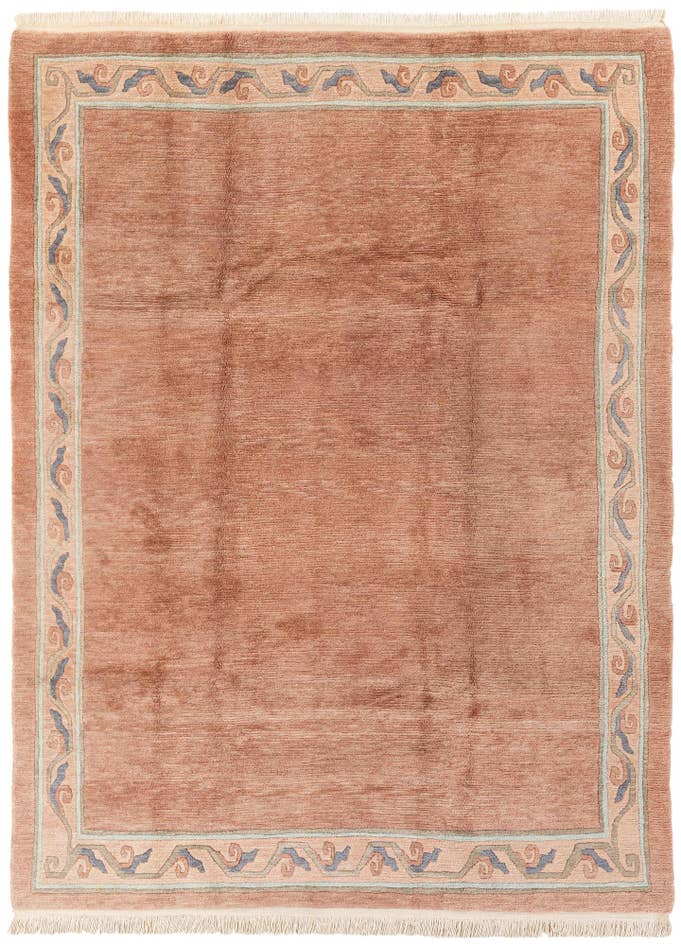 Detail image of 6' 11 x 9' 6 Hand Knotted Tibet Wool Rug