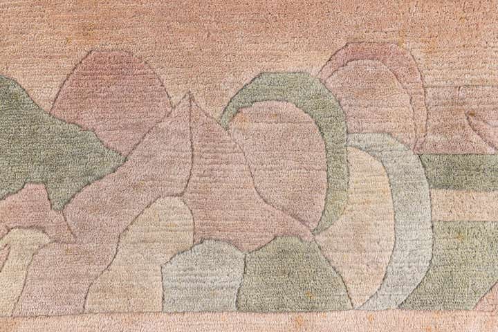 8' 3 x 11' 7 Hand Knotted Tibet Wool Rug
