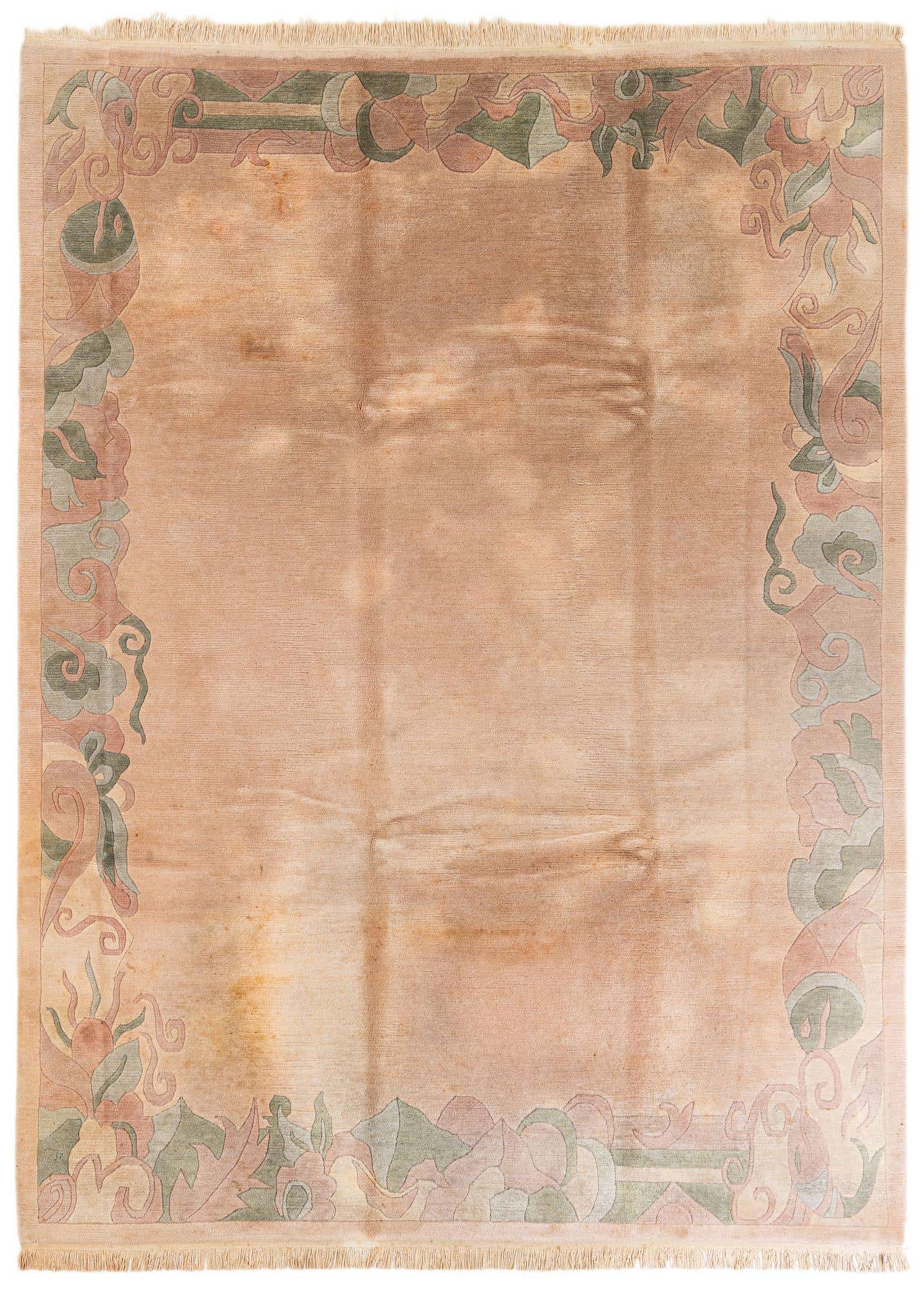 8' 3 x 11' 7 Hand Knotted Tibet Wool Rug