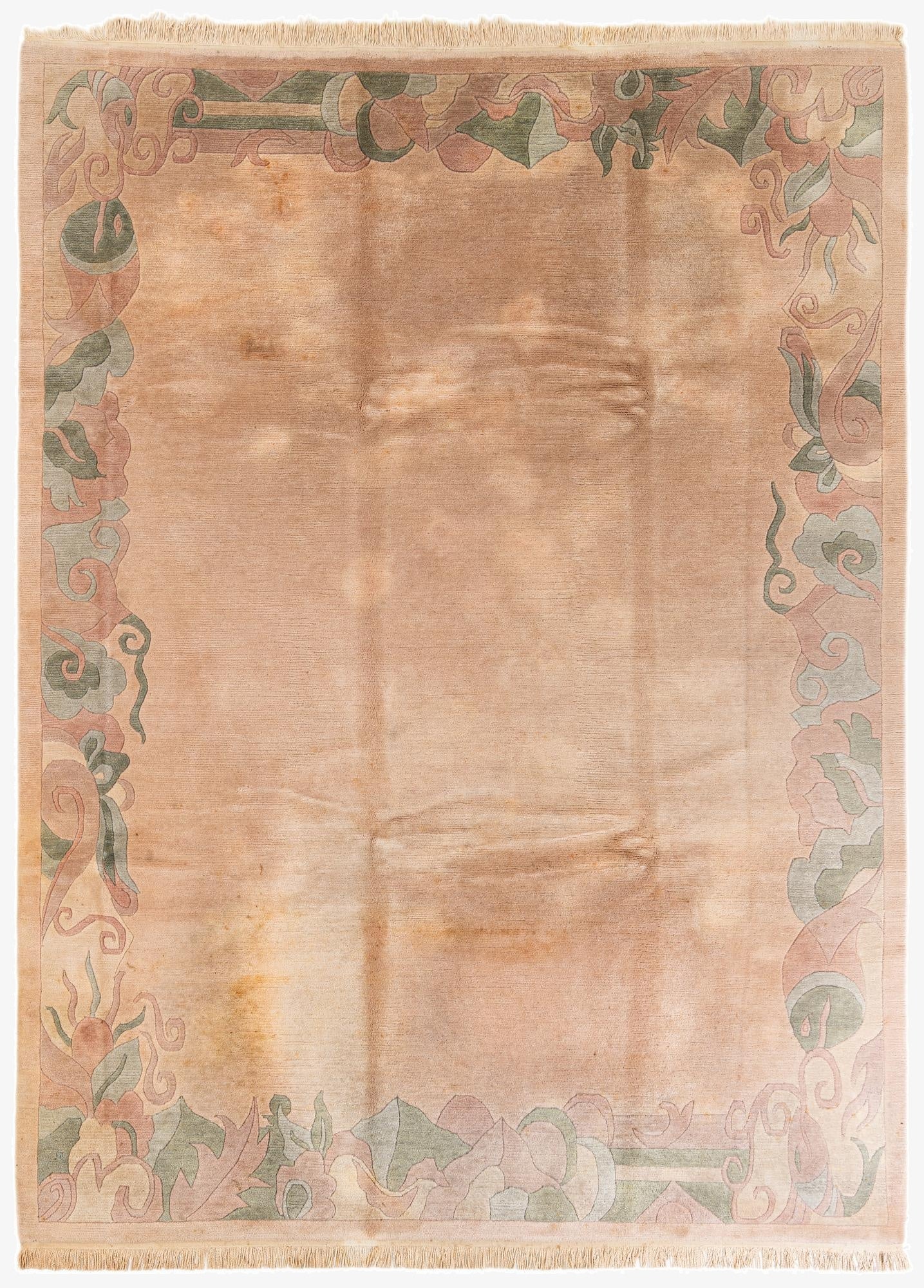 8' 3 x 11' 7  Hand Knotted Tibet Wool Rug