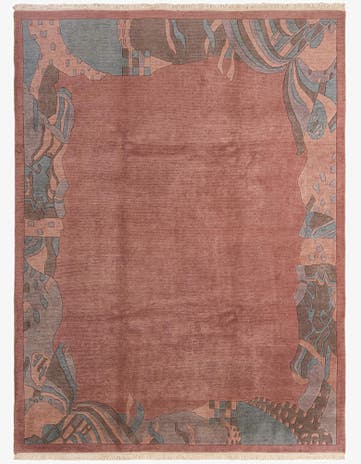 8' 4 x 11' 2 Hand Knotted Tibet Wool Rug