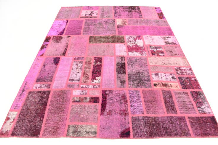 Detail image of 6' x 7' 9 Hand Knotted Ultra Vintage Persian Wool Rug