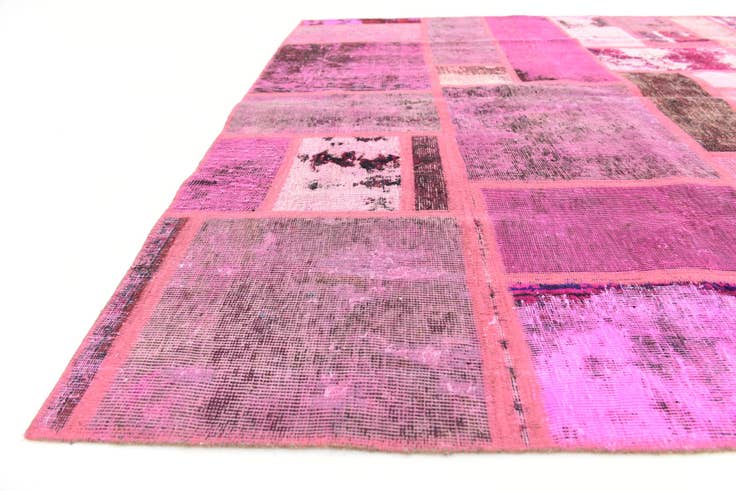 Detail image of 6' x 7' 9 Hand Knotted Ultra Vintage Persian Wool Rug