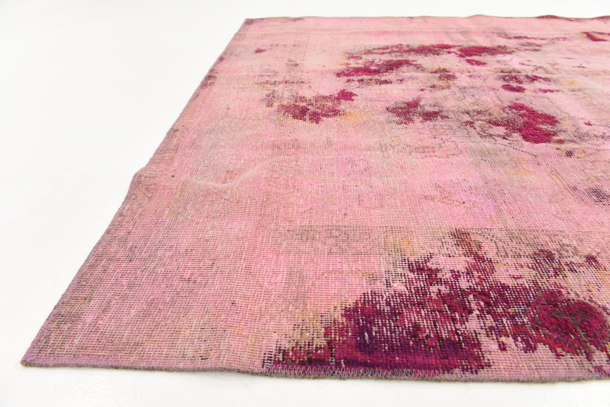 6' x 9' Hand Knotted Ultra Vintage Persian Wool Rug