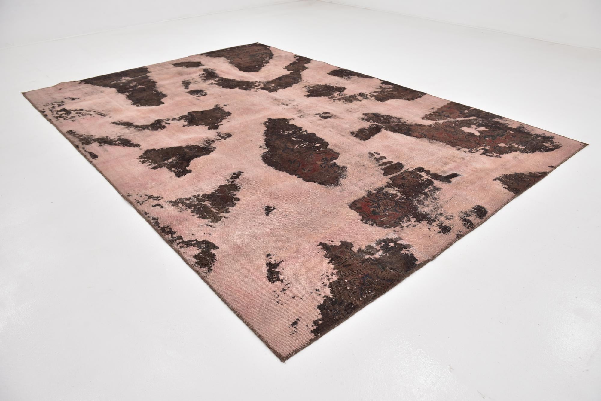 8' 4 x 12' Hand Knotted Ultra Vintage Persian Wool Rug