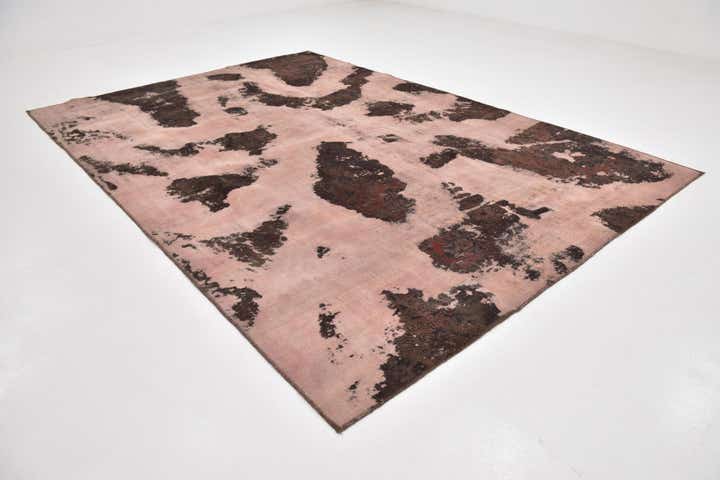 8' 4 x 12' Hand Knotted Ultra Vintage Persian Wool Rug