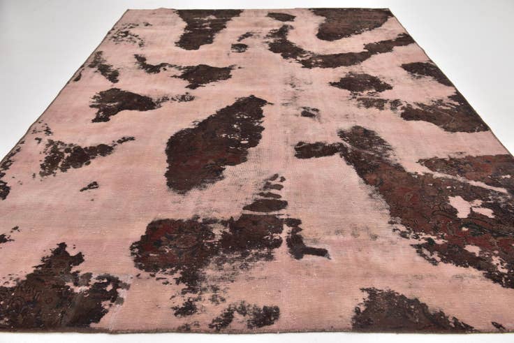 Detail image of 8' 4 x 12' Hand Knotted Ultra Vintage Persian Wool Rug