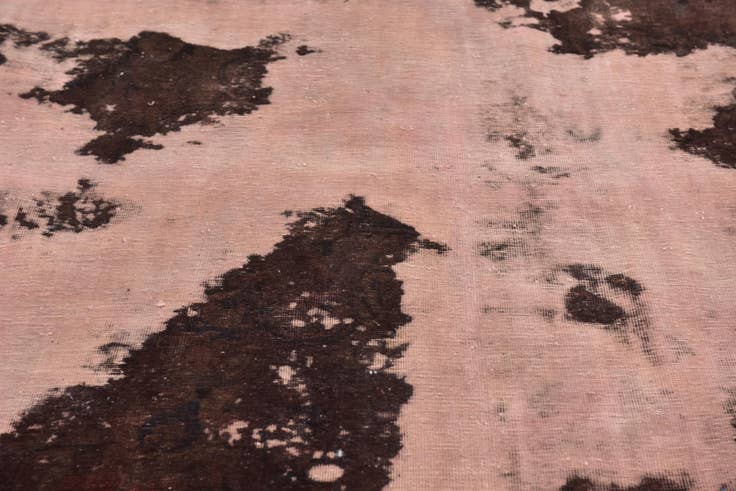 Detail image of 8' 4 x 12' Hand Knotted Ultra Vintage Persian Wool Rug