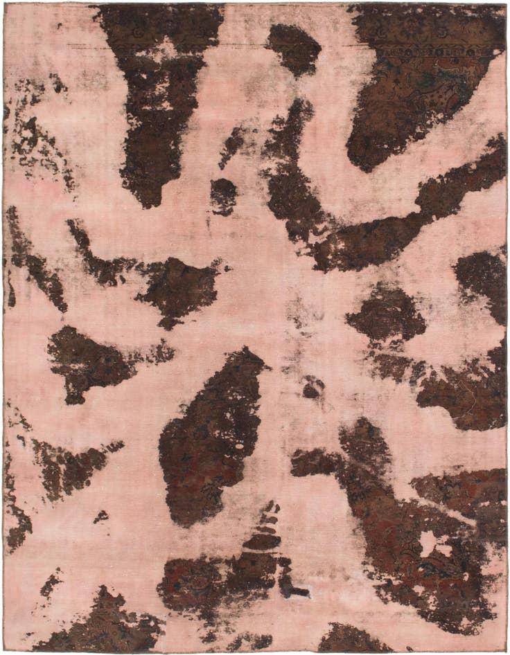 Detail image of 8' 4 x 12' Hand Knotted Ultra Vintage Persian Wool Rug