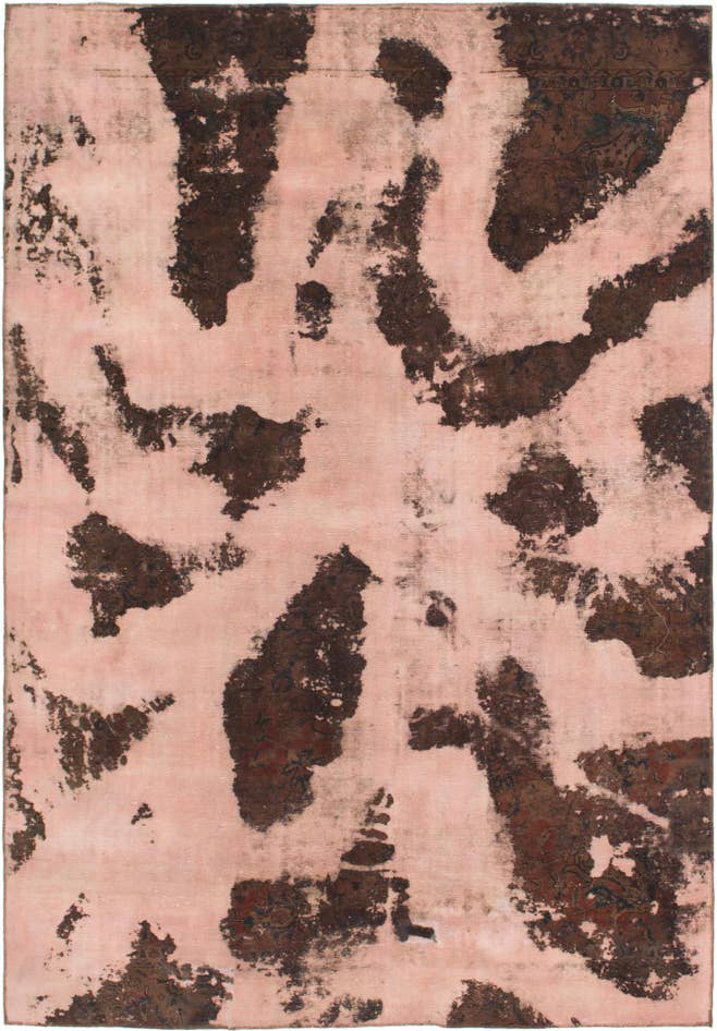 Detail image of 8' 4 x 12' Hand Knotted Ultra Vintage Persian Wool Rug